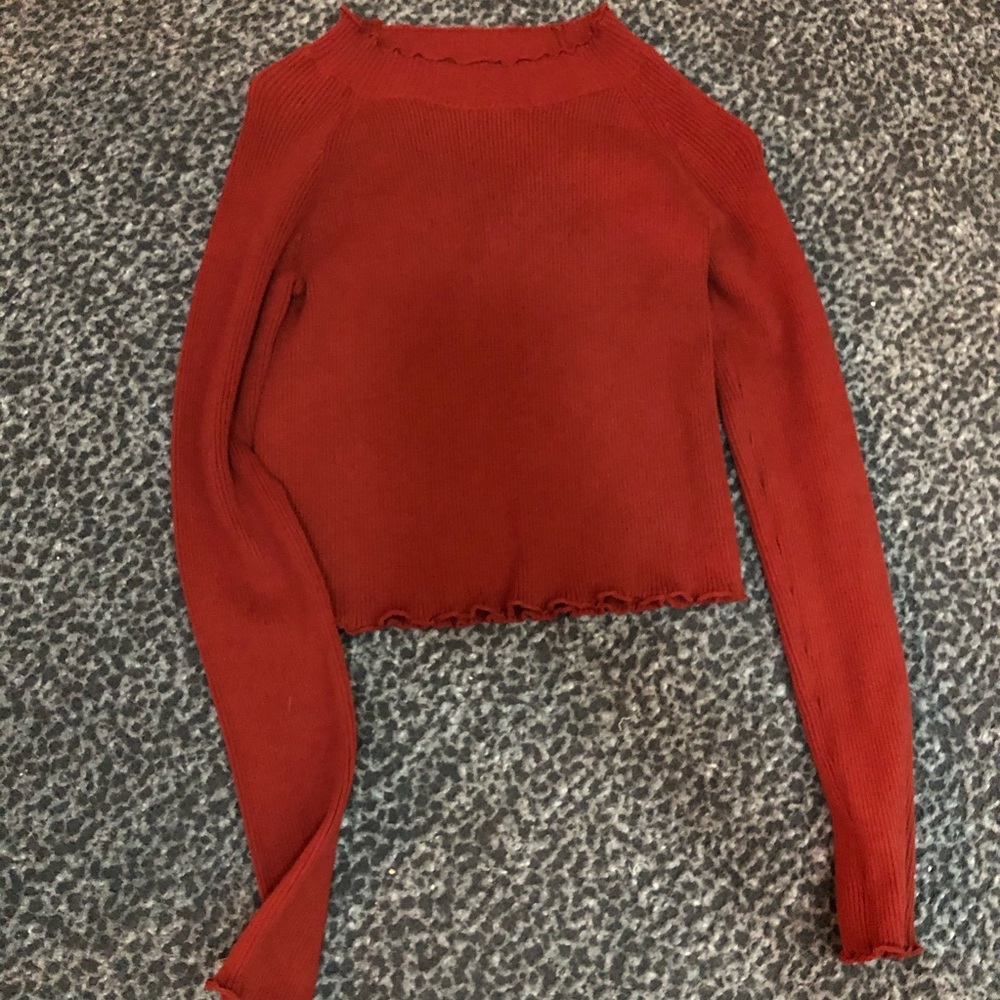 Kendall and Kylie crop top turtle neck.